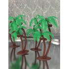 13 Luau Themed Palm Trees Party Favor Cupcake & Cake Decorations